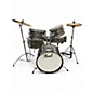 Used Pearl 5 Piece Roadshow Jr. Silver Sparkle Drum Kit