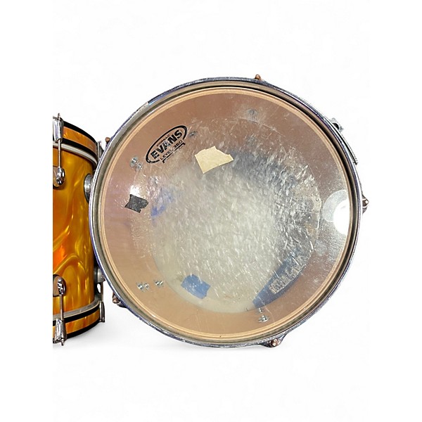 Used Gretsch Drums 3 Piece Catalina Club Jazz Series ORANGE SWWIRL Drum Kit