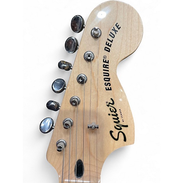Used Squier Paranormal Esquier Deluxe Walnut Solid Body Electric Guitar