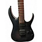 Used Ibanez RGA42FM Trans Black Solid Body Electric Guitar