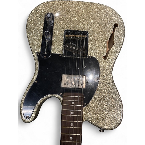 Used G&L ASAT Classic Thinline GREEN SPARKLE Hollow Body Electric Guitar
