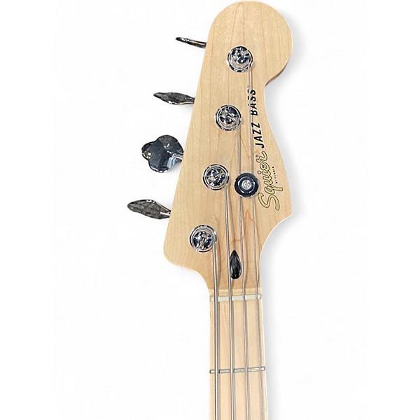 Used Squier Affinity Jazz Bass 3 Tone Sunburst Electric Bass Guitar