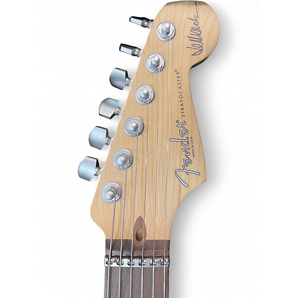 Used Fender Artist Series Jeff Beck Stratocaster Olympic White Solid Body Electric Guitar