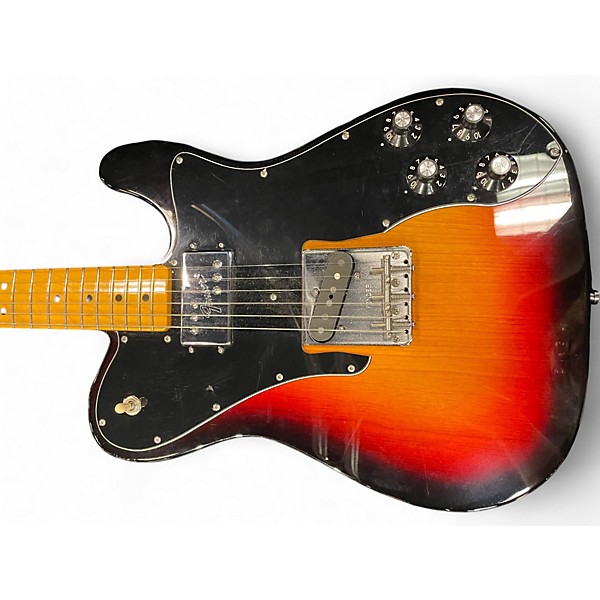 Used Fender AMERICAN VINTAGE '72 TELECASTER CUSTOM 3 Tone Sunburst Solid Body Electric Guitar
