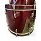 Used 2010s Ludwig 5 Piece Accent Combo 5-Piece Crimson Red Trans Drum Kit