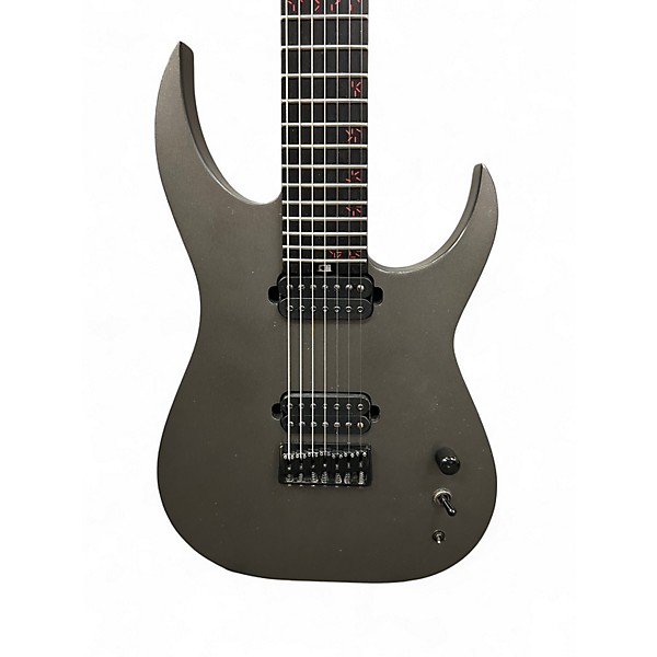 Used Schecter Guitar Research Keith Merrow KM-7 MK-II Trans Gray Solid Body Electric Guitar