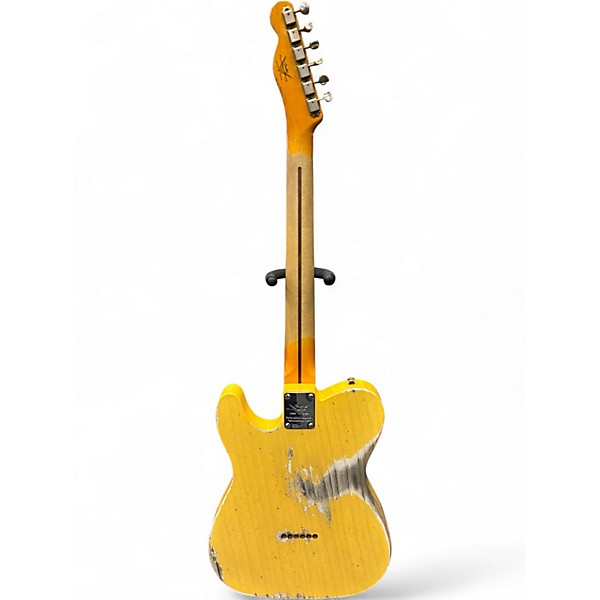 Used 2020 Fender Custom Shop 70th Anniversary Broadcaster Heavy Relic Butterscotch Blonde Solid Body Electric Guitar
