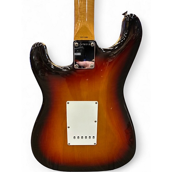 Used 1983 Fender JV ST-62 Stratocaster 3 Tone Sunburst Solid Body Electric Guitar