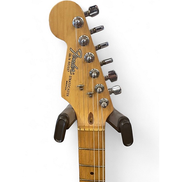 Used Fender American Standard Stratocaster Olympic White Solid Body Electric Guitar