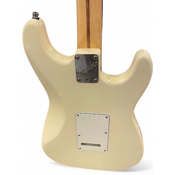 Used Fender American Standard Stratocaster Olympic White Solid Body Electric Guitar