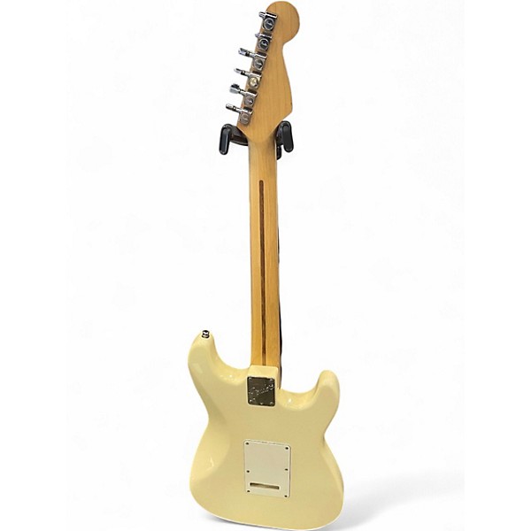 Used Fender American Standard Stratocaster Olympic White Solid Body Electric Guitar