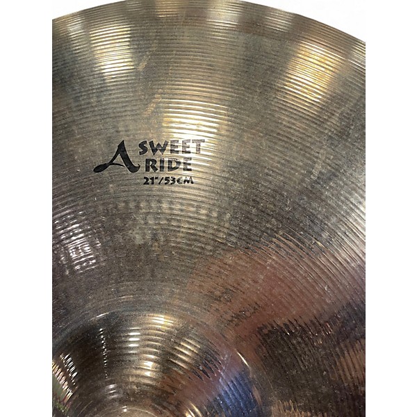Used Zildjian 21in A Series Sweet Ride Cymbal