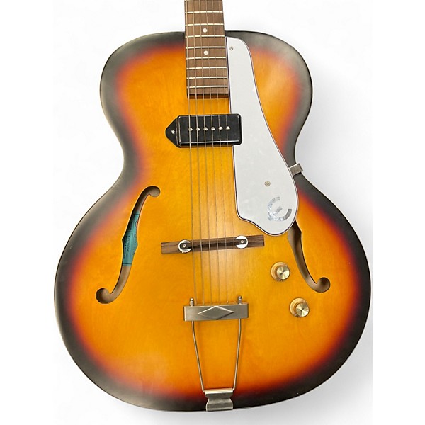 Used 2016 Epiphone Century Archtop Tobacco Burst Hollow Body Electric Guitar
