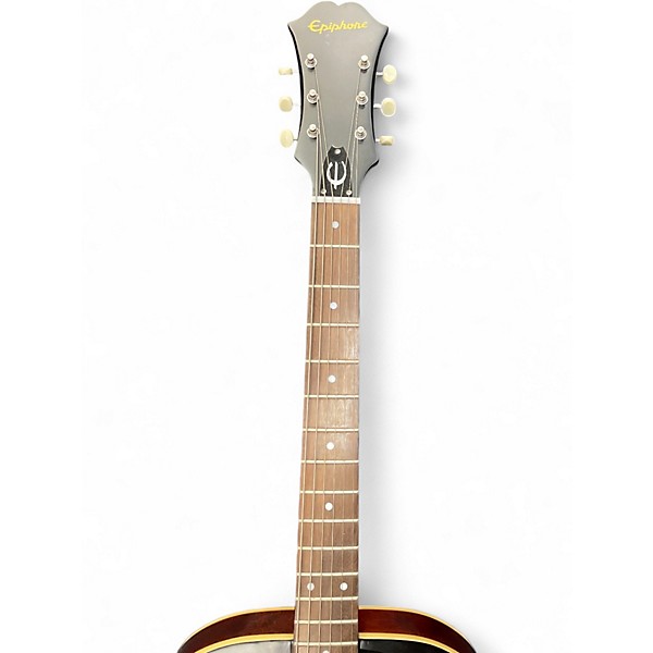 Used 2016 Epiphone Century Archtop Tobacco Burst Hollow Body Electric Guitar