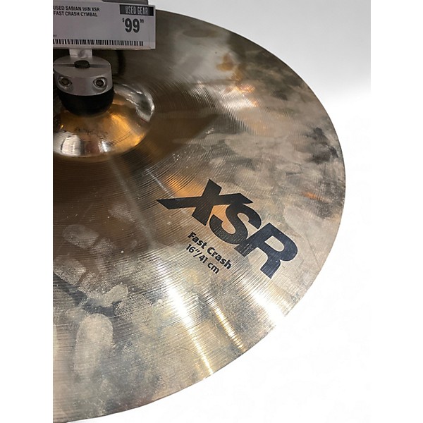 Used SABIAN 16in XSR FAST CRASH Cymbal