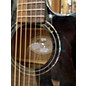 Used Mitchell MX430QAB Black Acoustic Electric Guitar