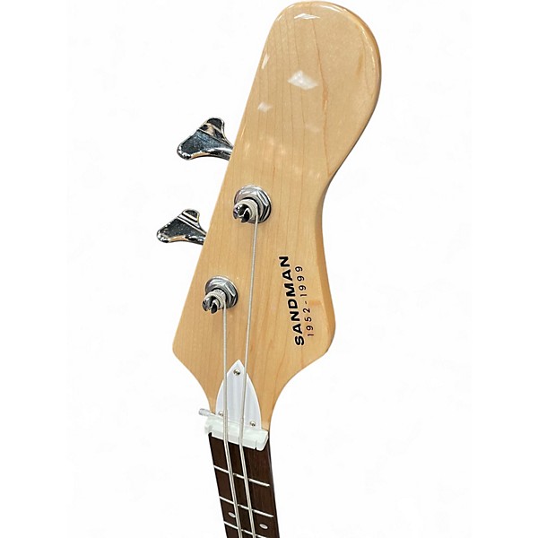 Used Eastwood THE SANDMAN 2 STRING BASS Burgundy Electric Bass Guitar