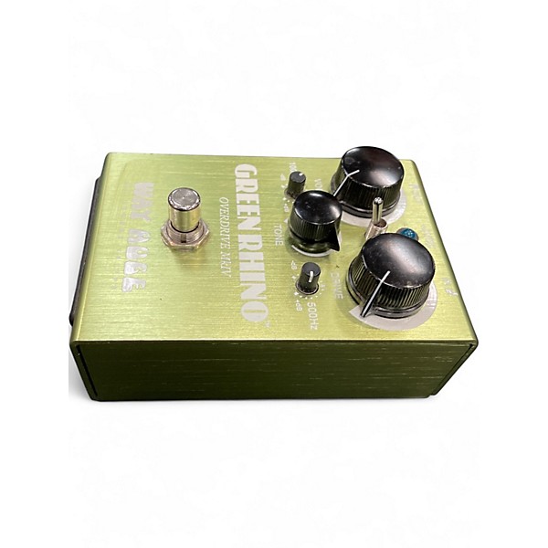 Used Way Huge Electronics WHE202 Green Rhino Overdrive Effect Pedal