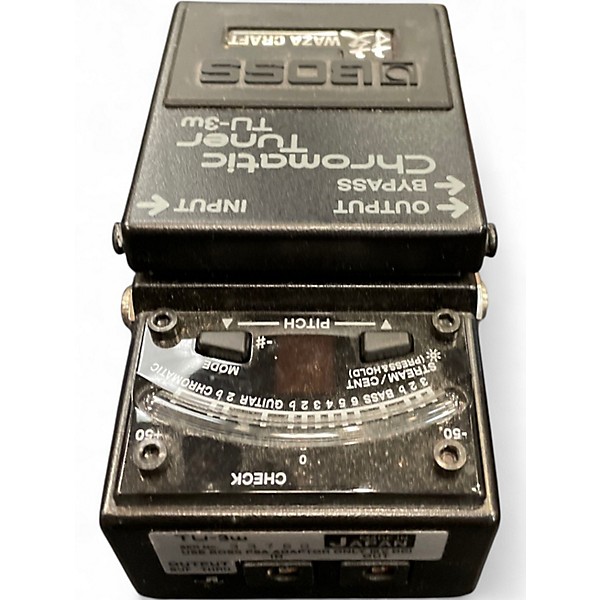 Used BOSS TU3W Waza Craft Chromatic Tuner Pedal