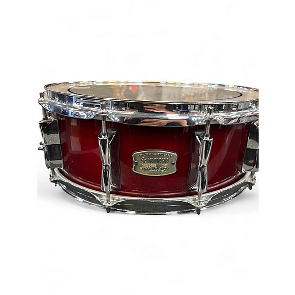 Used Yamaha 14X6.5 Stage Custom Snare Red Drum