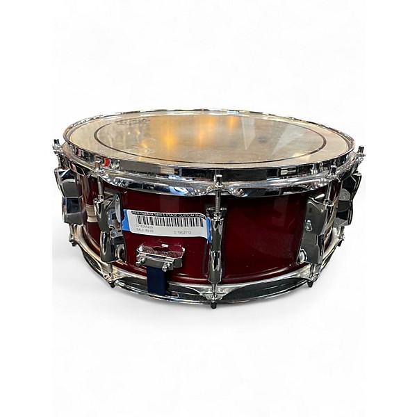 Used Yamaha 14X6.5 Stage Custom Snare Red Drum