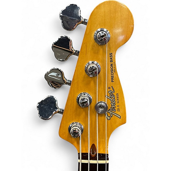 Vintage 1983 Fender Elite Precision Bass II Black Stratoburst Electric Bass Guitar