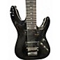 Used Schecter Guitar Research C7 FLOYD ROSE DIAMOND SERIES Black Solid Body Electric Guitar
