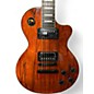 Used Traio LP STYLE Orange Solid Body Electric Guitar