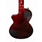 Used Traio LP STYLE Orange Solid Body Electric Guitar