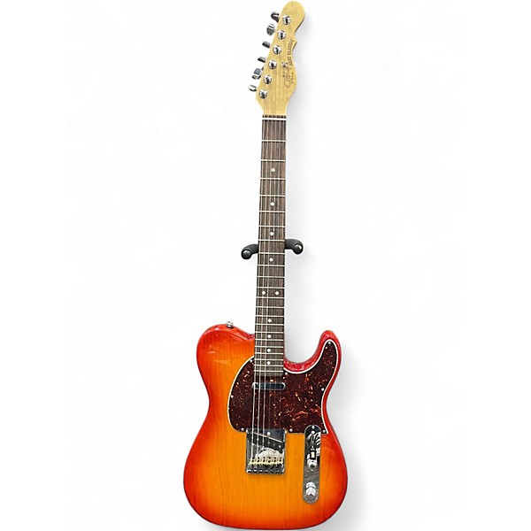 Used G&L ASAT Classic USA Cherry Sunburst Solid Body Electric Guitar