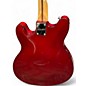 Used Squier Affinity Series Starcaster Hollow Candy Apple Red Hollow Body Electric Guitar