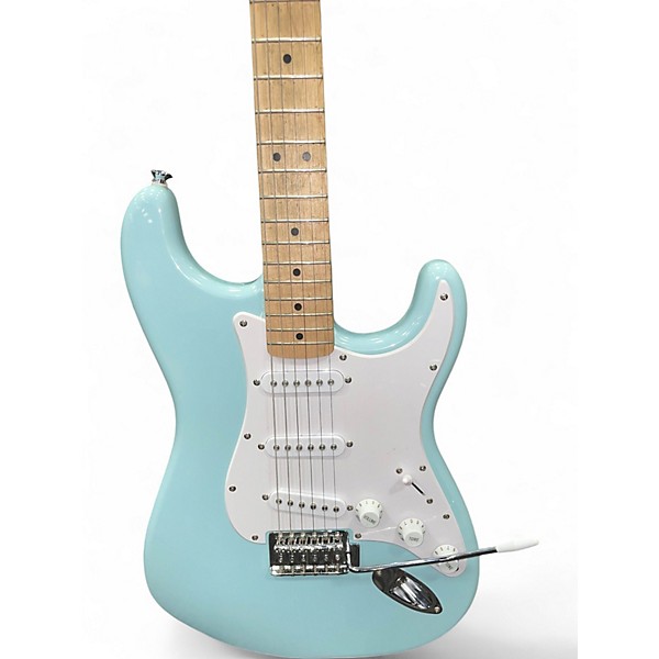 Used Squier Standard Stratocaster Sonic Blue Solid Body Electric Guitar