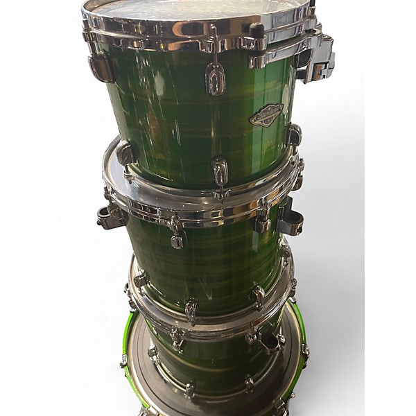 Used TAMA 7 Piece Starclassic Green Drum Kit
