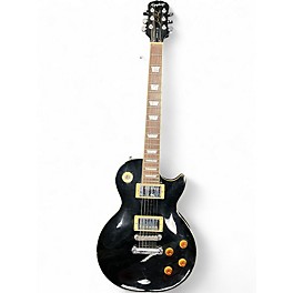 Used 2020 Epiphone Les Paul Standard Black and Silver Solid Body Electric Guitar