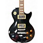 Used 2020 Epiphone Les Paul Standard Black and Silver Solid Body Electric Guitar