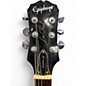 Used 2020 Epiphone Les Paul Standard Black and Silver Solid Body Electric Guitar