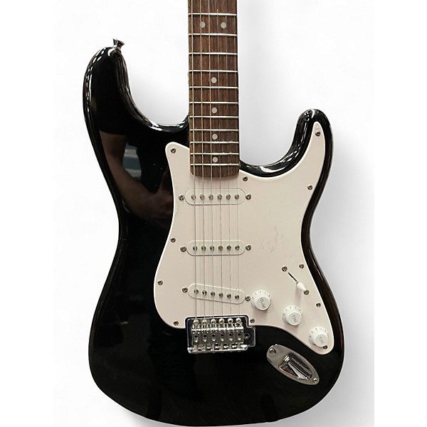 Used Squier Affinity Stratocaster Black Solid Body Electric Guitar