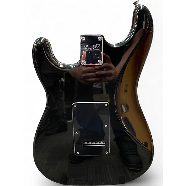 Used Squier Affinity Stratocaster Black Solid Body Electric Guitar