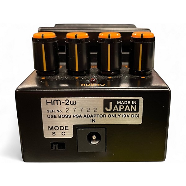 Used BOSS HM2W Heavy Metal Waza Craft Effect Pedal