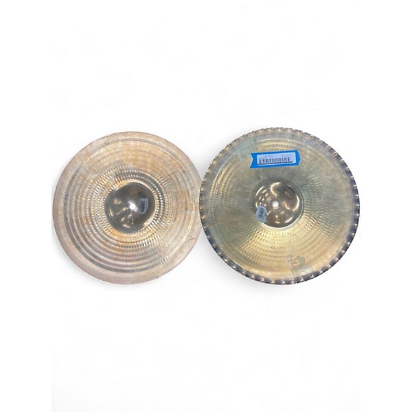 Used Zildjian 14in A Custom Mastersound Hi Hat Pair Cymbal