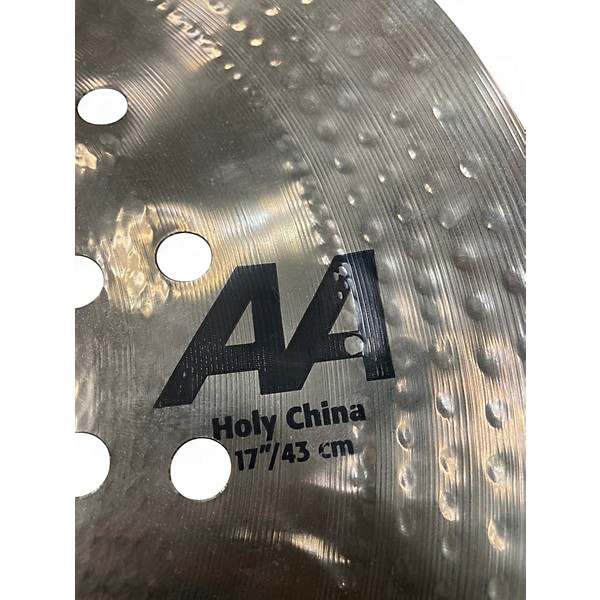 Used SABIAN 17in AA Holy China Brilliant Cymbal