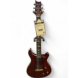 Used PRS Custom 22 stoptaio Trans Red Solid Body Electric Guitar