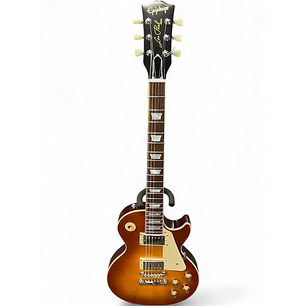 Used Epiphone Inspired by Gibson Custom 1959 Les Paul Honey Burst Solid Body Electric Guitar