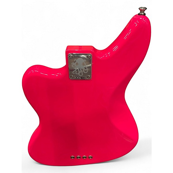 Used Fender Mark Hoppus Signature Jag Bass Pink Electric Bass Guitar