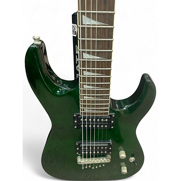 Used Douglas 7 string Green Solid Body Electric Guitar