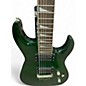 Used Douglas 7 string Green Solid Body Electric Guitar
