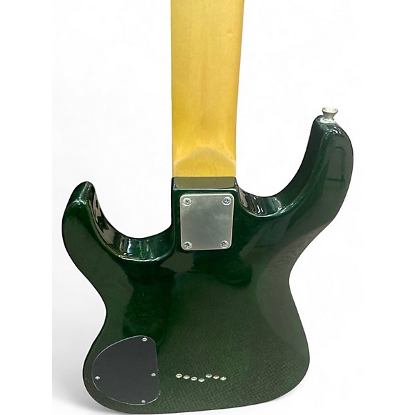 Used Douglas 7 string Green Solid Body Electric Guitar