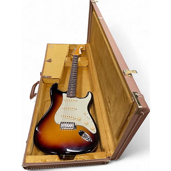 Used Fender 1961 American Vintage 2 Tone Sunburst Solid Body Electric Guitar