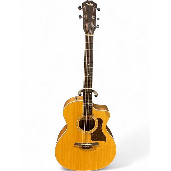 Used Taylor 214CE Natural Acoustic Electric Guitar