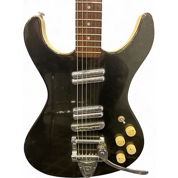 Used Danelectro Hodad BLACK SPARKLE Solid Body Electric Guitar